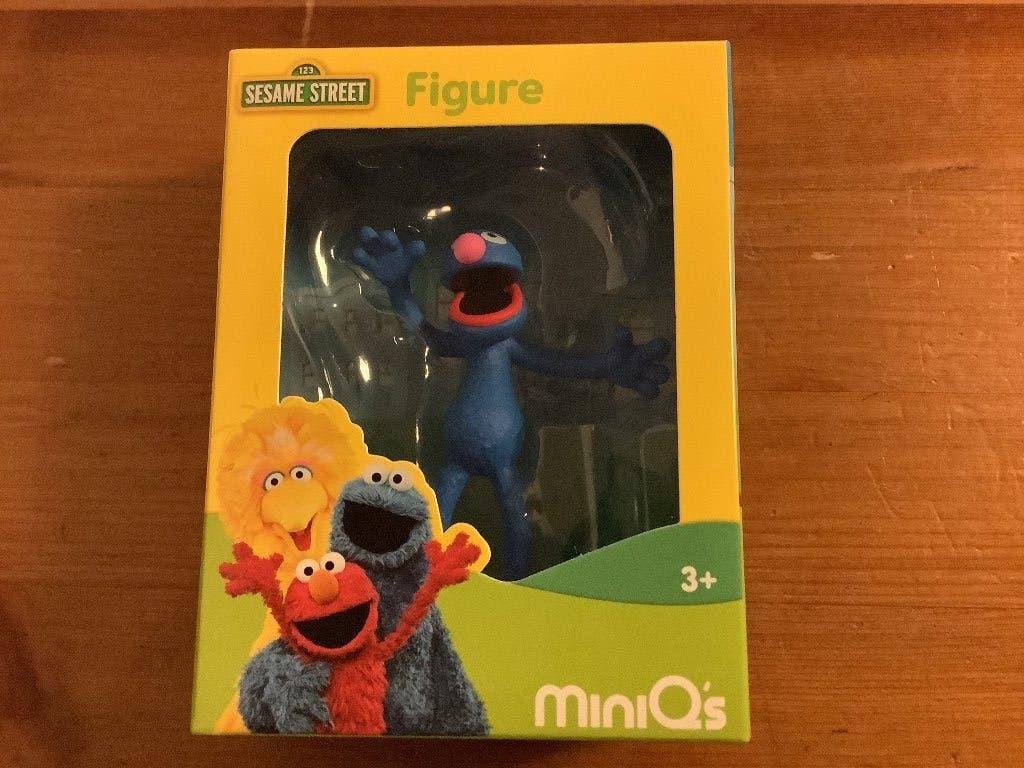 Sesamstraat MiniQ's Grover verzamelfiguur. 8 cm nieuw, Verzamelen, Poppetjes en Figuurtjes, Ophalen of Verzenden, Nieuw