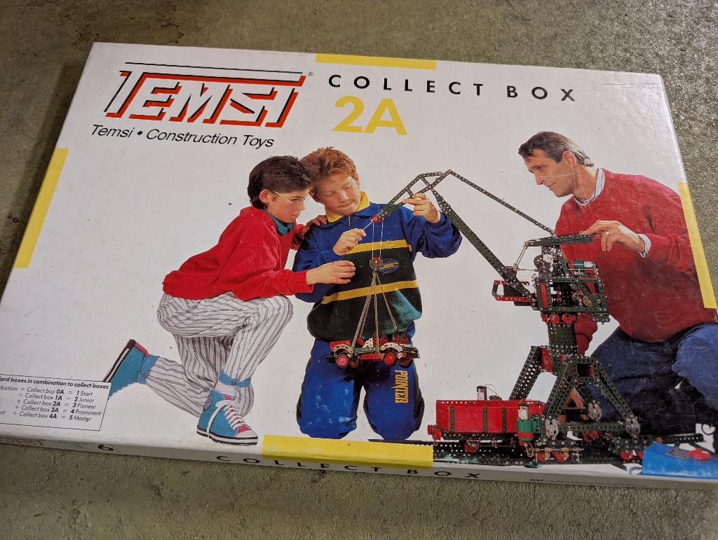 Temsi Collect box 2A en 3A, standard box 2 junior, Ophalen of Verzenden, Gebruikt, Bouwen