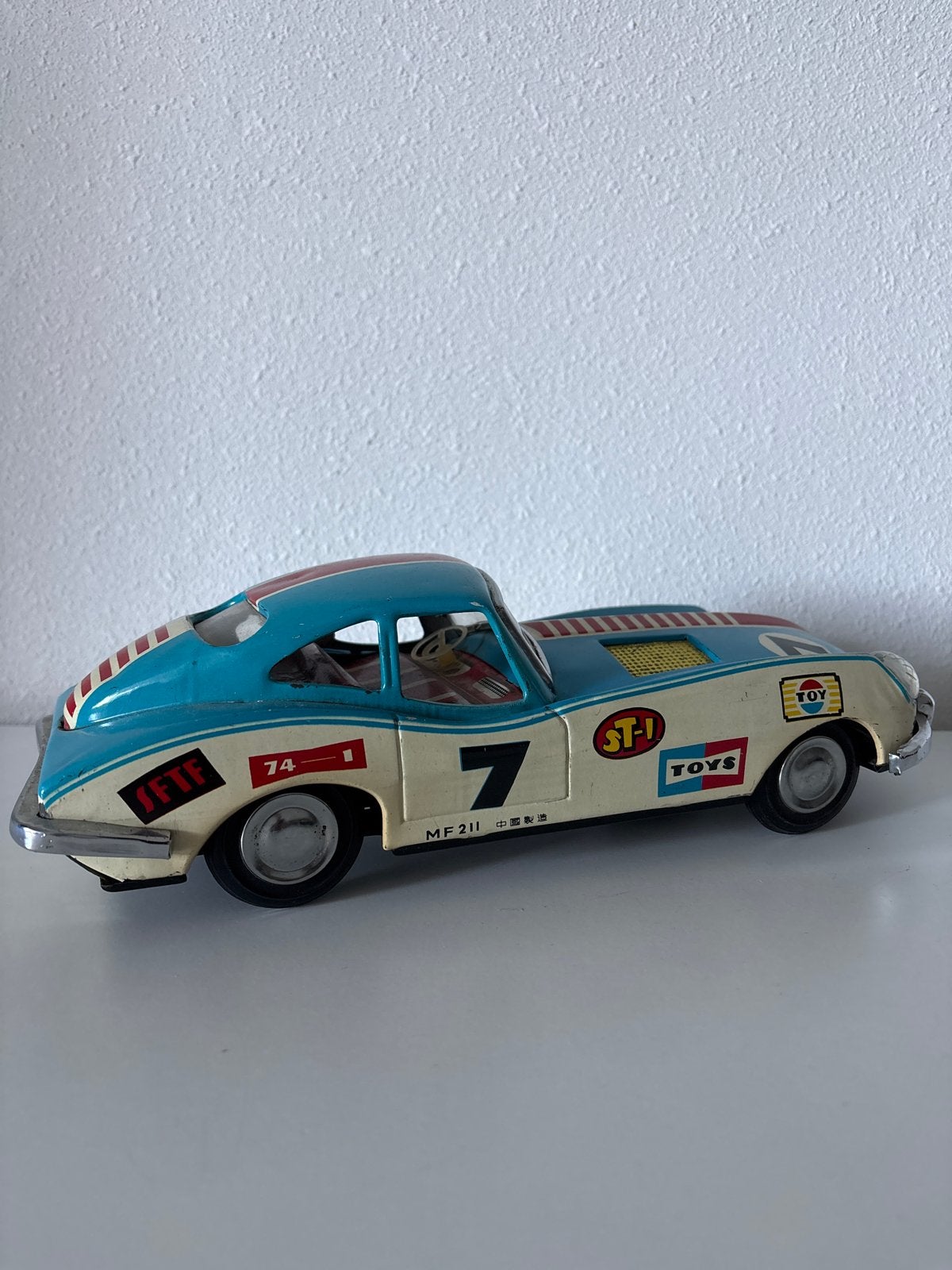 Vintage Blikken Speelgoedauto MF 211 - Jaren '60/'70, Ophalen of Verzenden, Gebruikt