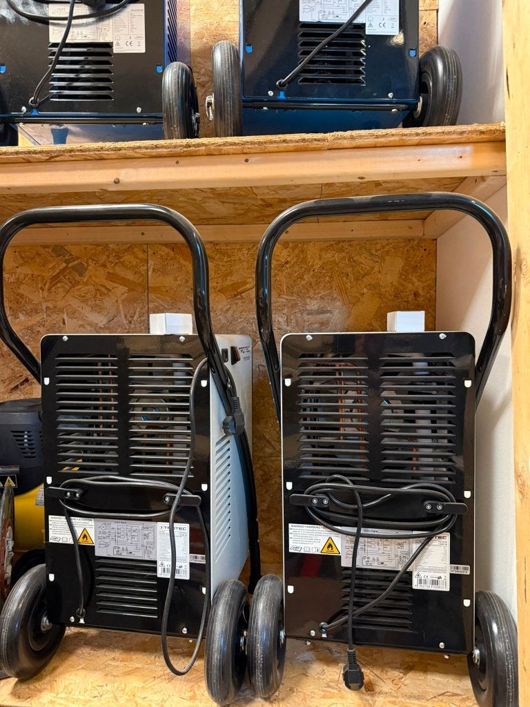 Partij bouwdrogers ZGAN bieden!, Ophalen, Zo goed als nieuw, Ventilator en Afzuiger