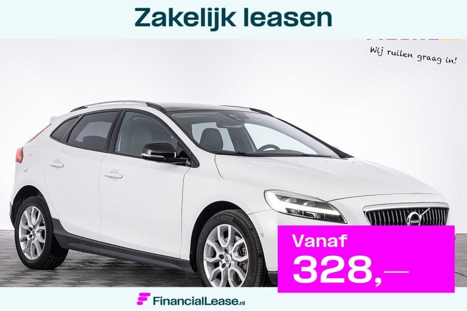 Volvo V40 Cross Country 1.5 T3 Polar+ Luxury Automaat | LEDE, 12 maanden, Euro 6, Wit, 152 pk
