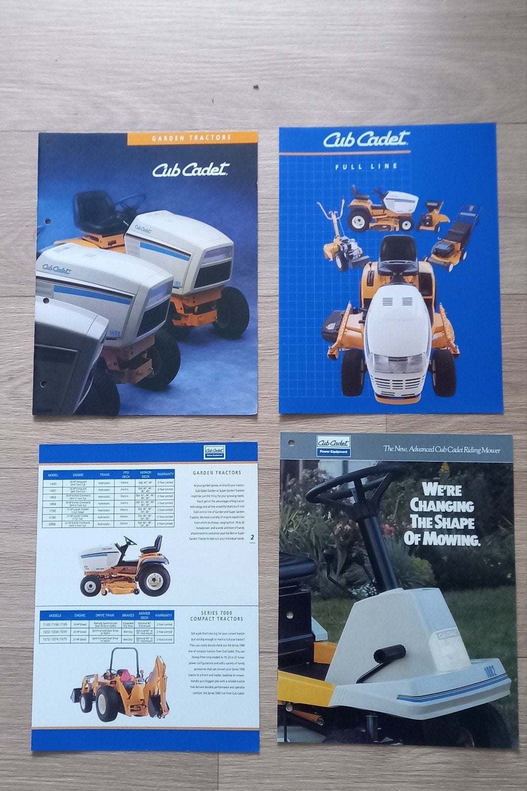 Cub Cadet Garden Tractors., Boeken, Catalogussen en Folders, Ophalen of Verzenden