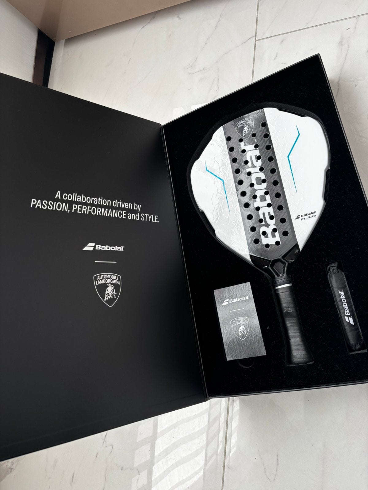 Babolat  Lamborghini BL.003 – Exclusieve Padel Racket, Ophalen of Verzenden, Zo goed als nieuw