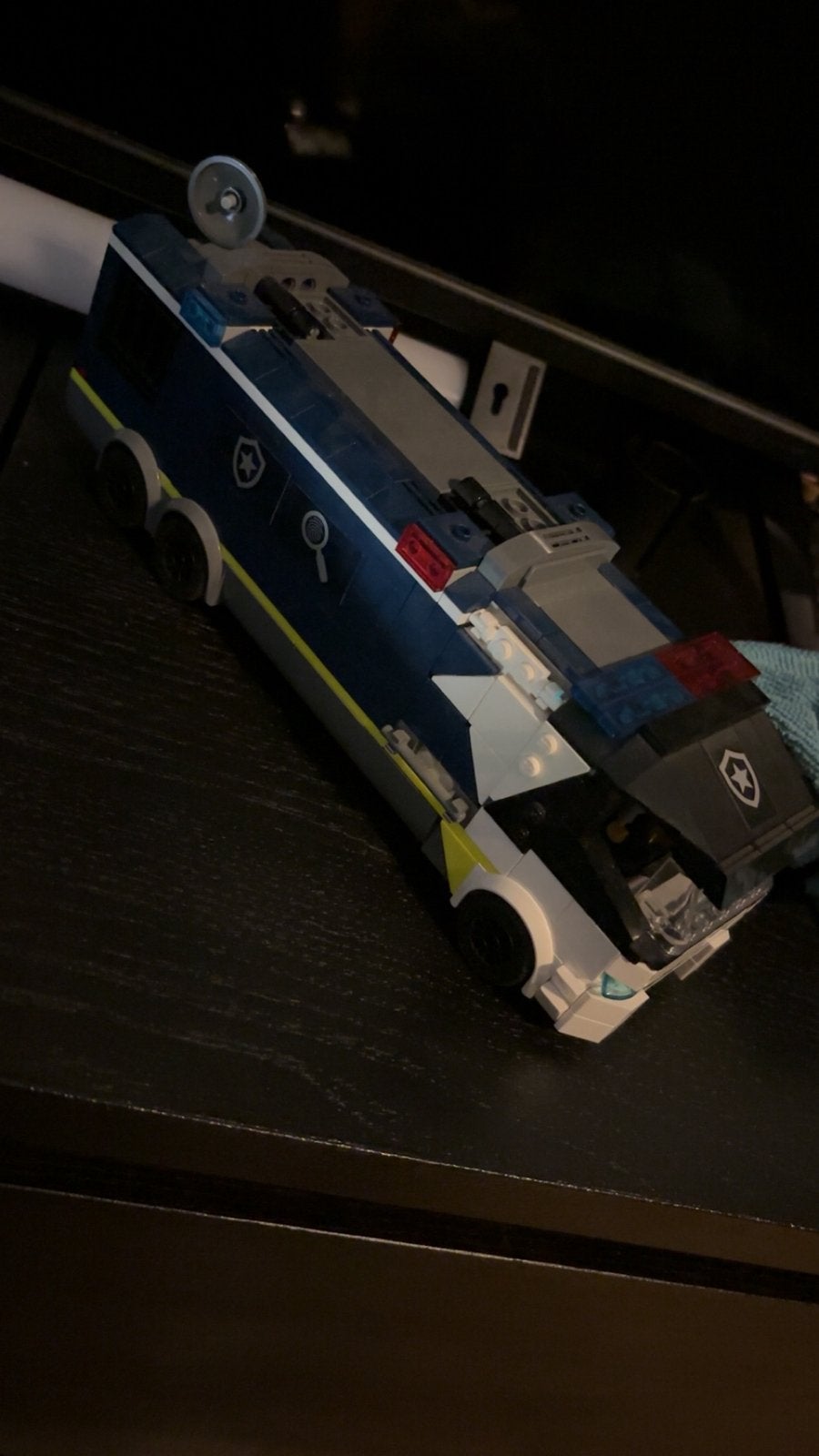 Lego politie vrachtwagen, Ophalen of Verzenden, Zo goed als nieuw