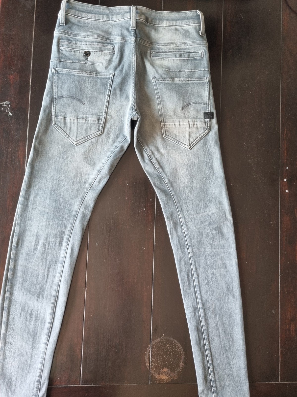 NIEUWE GRIJZE G STAR RAW D-STAQ 3D SKINNY STRETCH  31/36!NIE, G-Star Raw, Nieuw, W32 (confectie 46) of kleiner, Ophalen of Verzenden