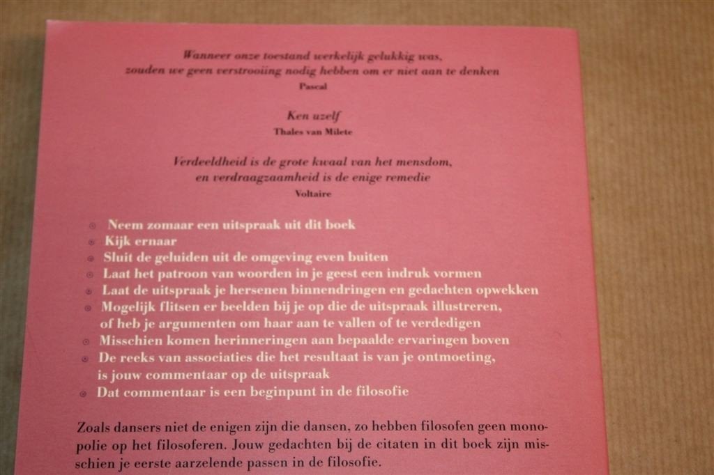 Denkprikkels — 90 Filosofen van Thales tot Derrida, Verzenden, Zo goed als nieuw