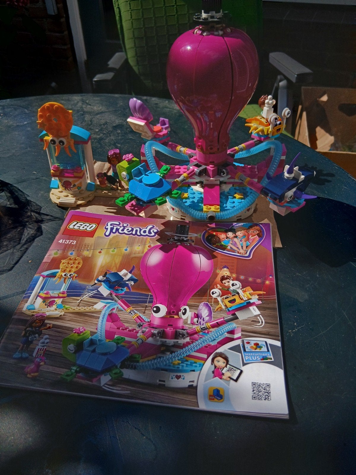 Lego Friends 41373 Vrolijke Octopus attractie zonder doos, Ophalen of Verzenden, Zo goed als nieuw