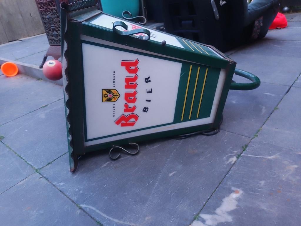 Vintage Brand Bier Lichtbak - Reclamebord, Ophalen of Verzenden