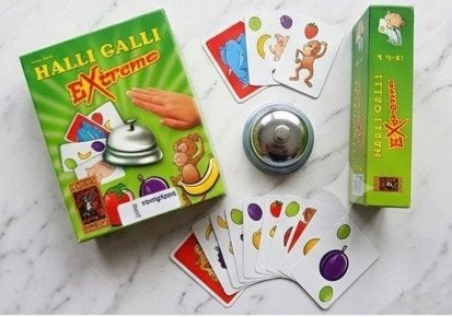 Halli Galli Extreme - Leuk kaartspel voor het hele gezin!, Vijf spelers of meer, Ophalen of Verzenden, Zo goed als nieuw, 999 Games