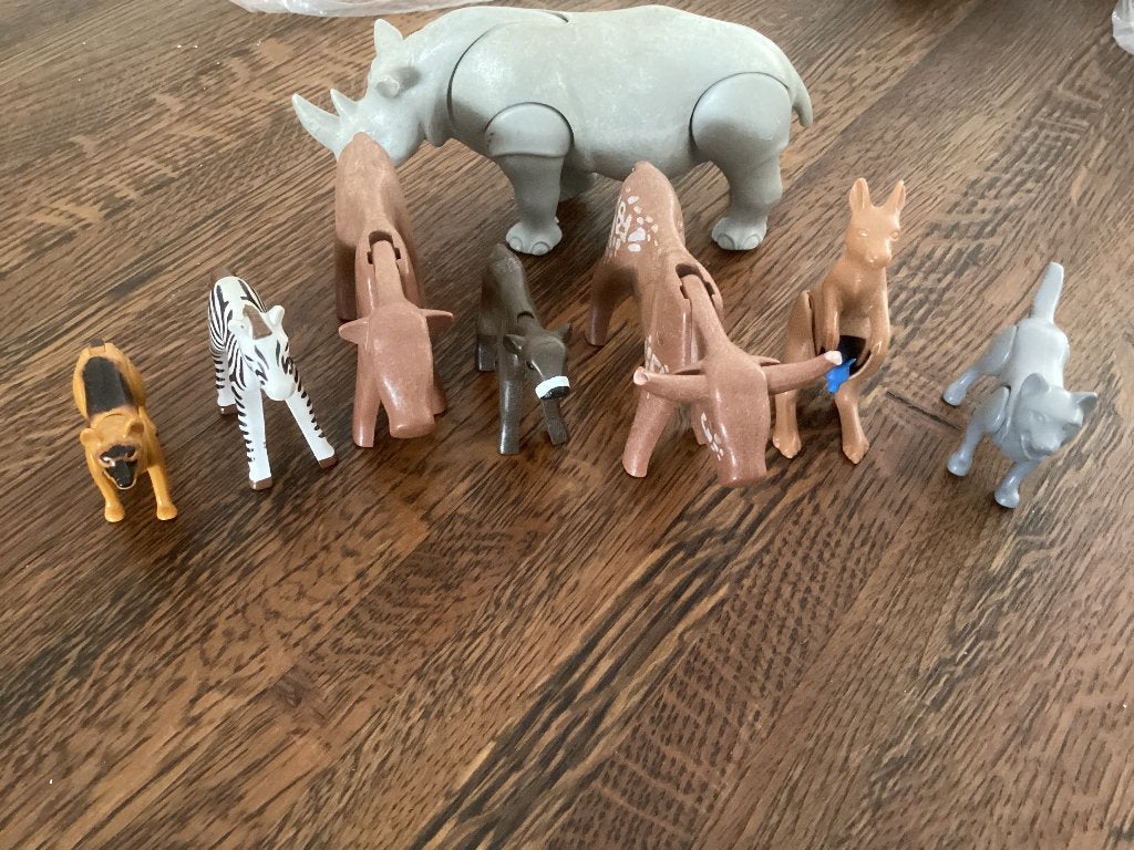 Playmobil, dierentuindieren, Ophalen of Verzenden, Gebruikt