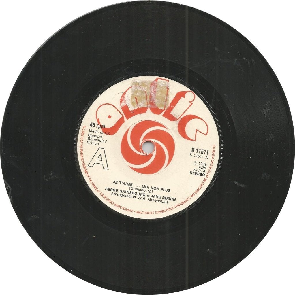 Jane Birkin & Serge Gainsbourg – Je T'aime. .Moi Non Plus, Gebruikt, Ophalen of Verzenden, Pop, Reissue