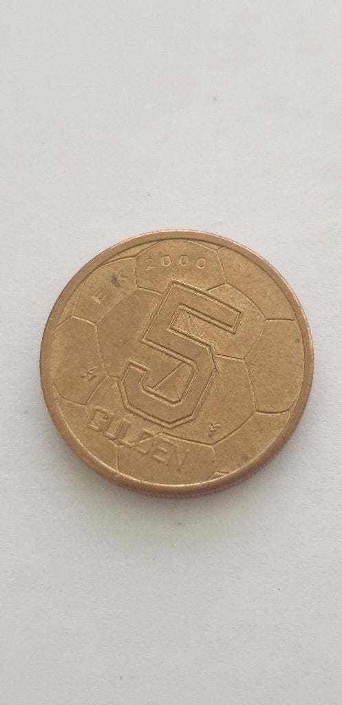 3317 nederland 5 gulden ek 2000 munt, Verzenden, Koningin Beatrix, 5 gulden