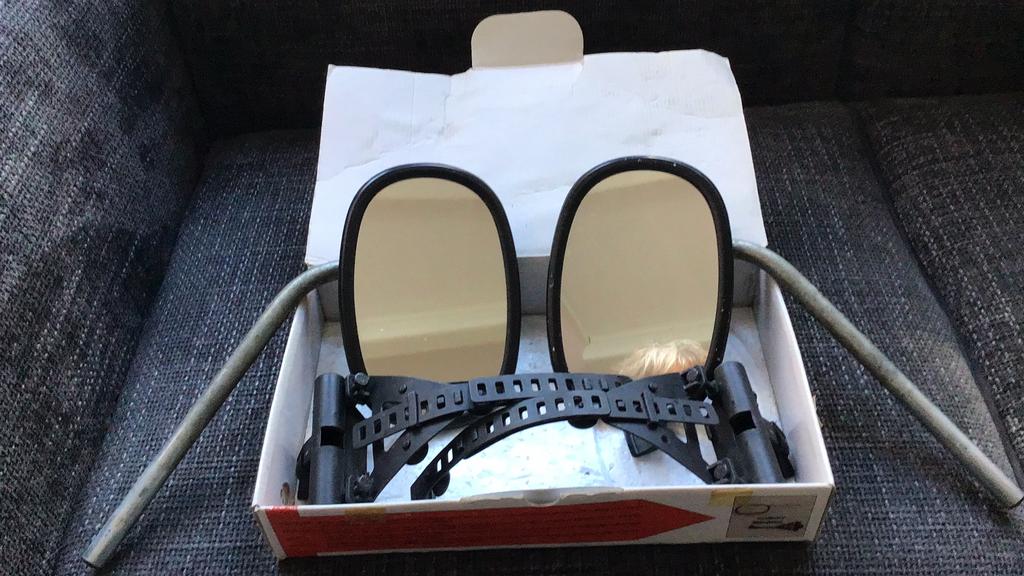 Caravan spiegels Special Mirror Bol + safety band, Ophalen of Verzenden, Gebruikt
