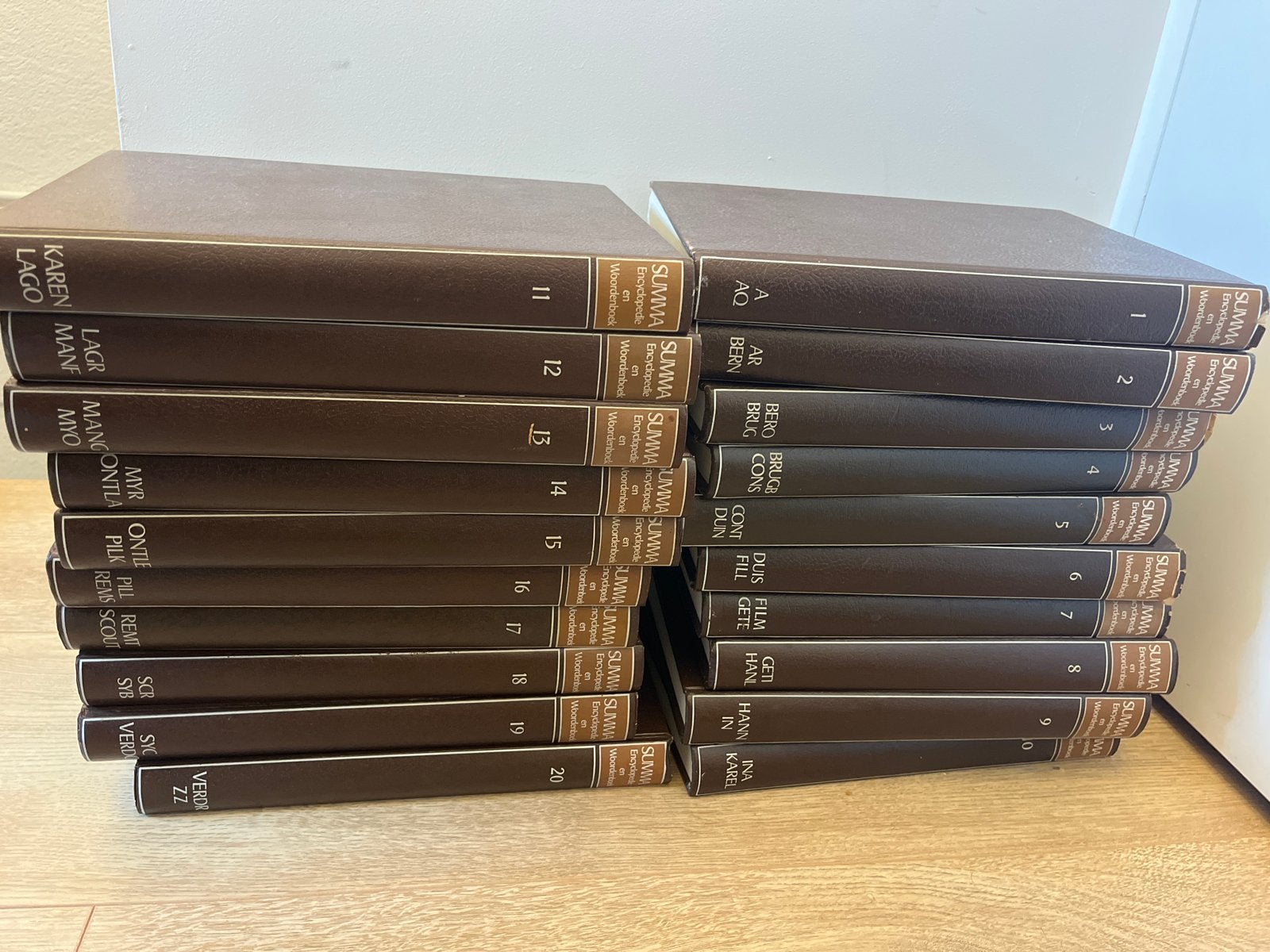 Summa Encyclopedie en Woordenboek in Kleur - Complete Serie, Ophalen, Gelezen, Algemeen, Complete serie