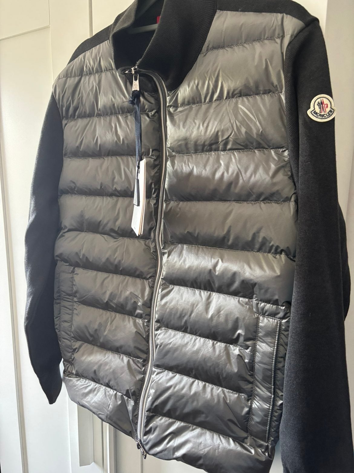Moncler windbreaker maat s, Kleding | Heren, Jassen | Zomer, Moncler, Zwart, Ophalen of Verzenden, Zo goed als nieuw