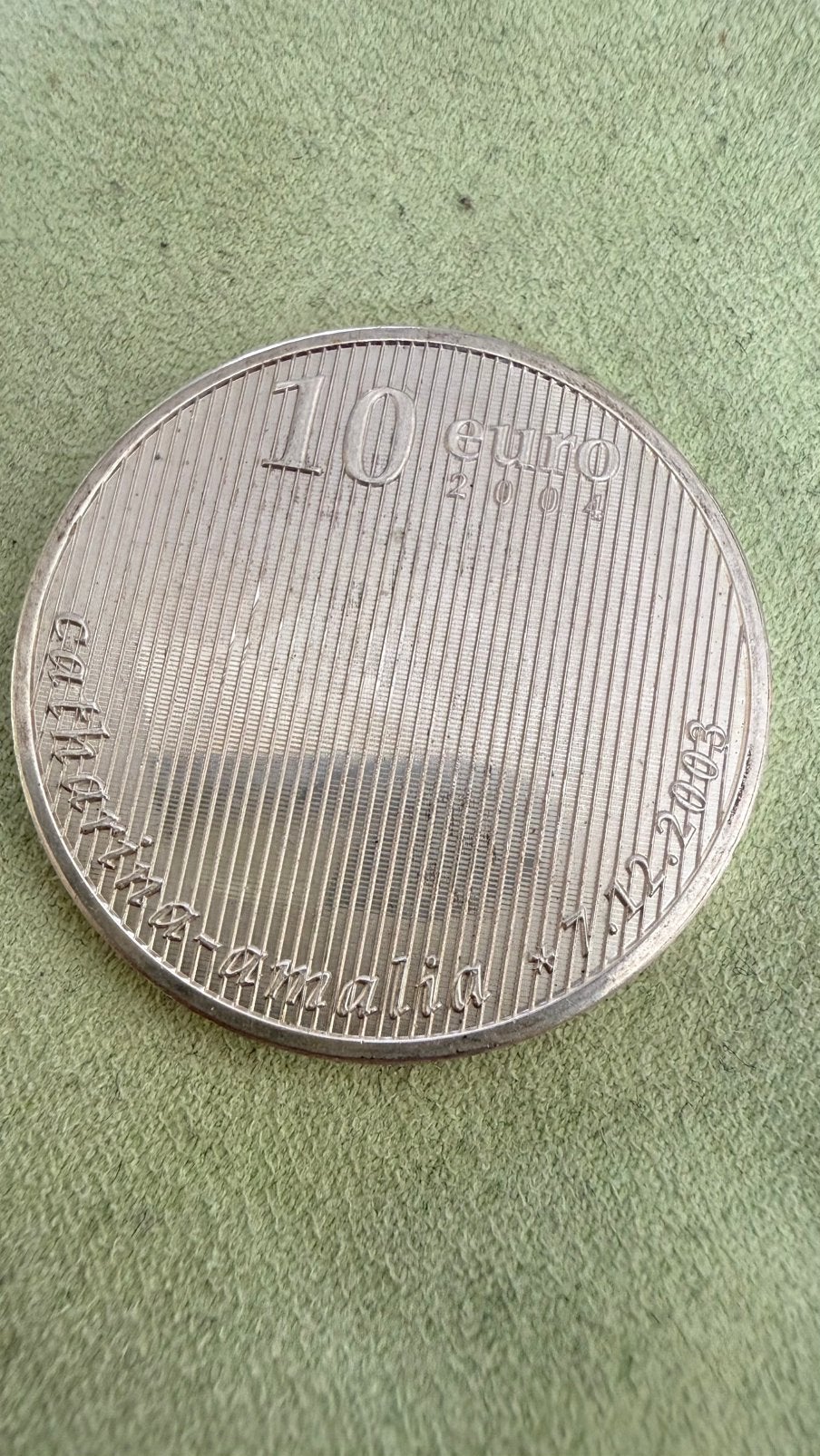 10 euro 2004 Geboorte van Prinses Catharina-Amalia", Postzegels en Munten, Munten | Nederland, Verzenden, Koningin Beatrix, Euro's