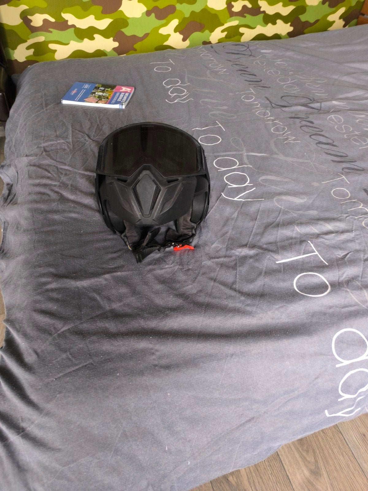 Shark Drak helm mat zwart - zo goed als nieuw, Ophalen, Heren, Jethelm, Shark