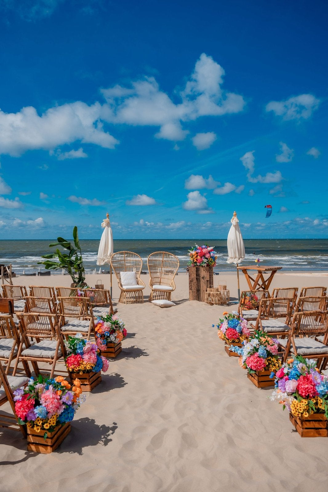 Colorful kleurrijke bruiloft decoratie te koop, Ophalen, Nieuw, Versiering, Geboorte of Huwelijk