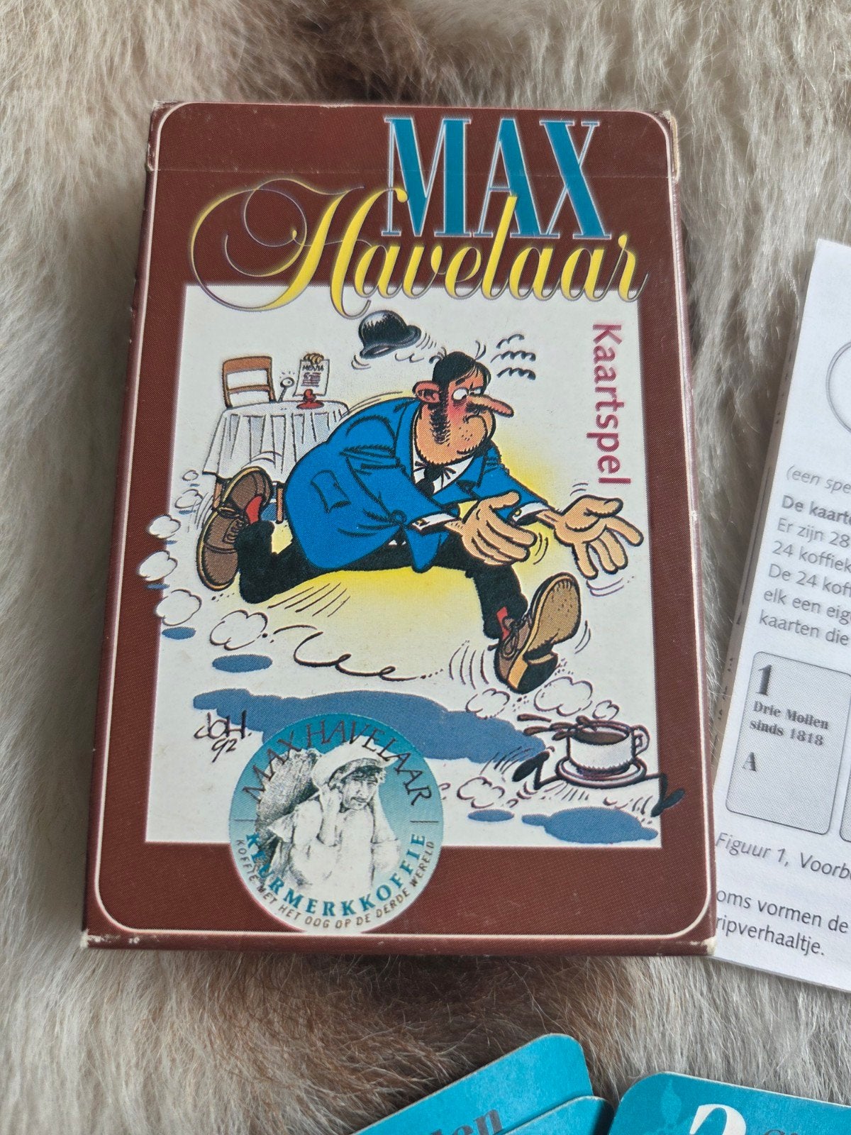 Max Havelaar Kaartspel 1992 - Vintage Spel voor 2-4 spelers, Een of twee spelers, Ophalen of Verzenden, Zo goed als nieuw, EDU Spel / Stichting Max Havelaar