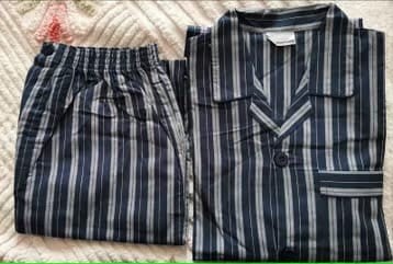 Nheren pyjama 100% katoen nieuw maat S donkerblauw, Ophalen of Verzenden