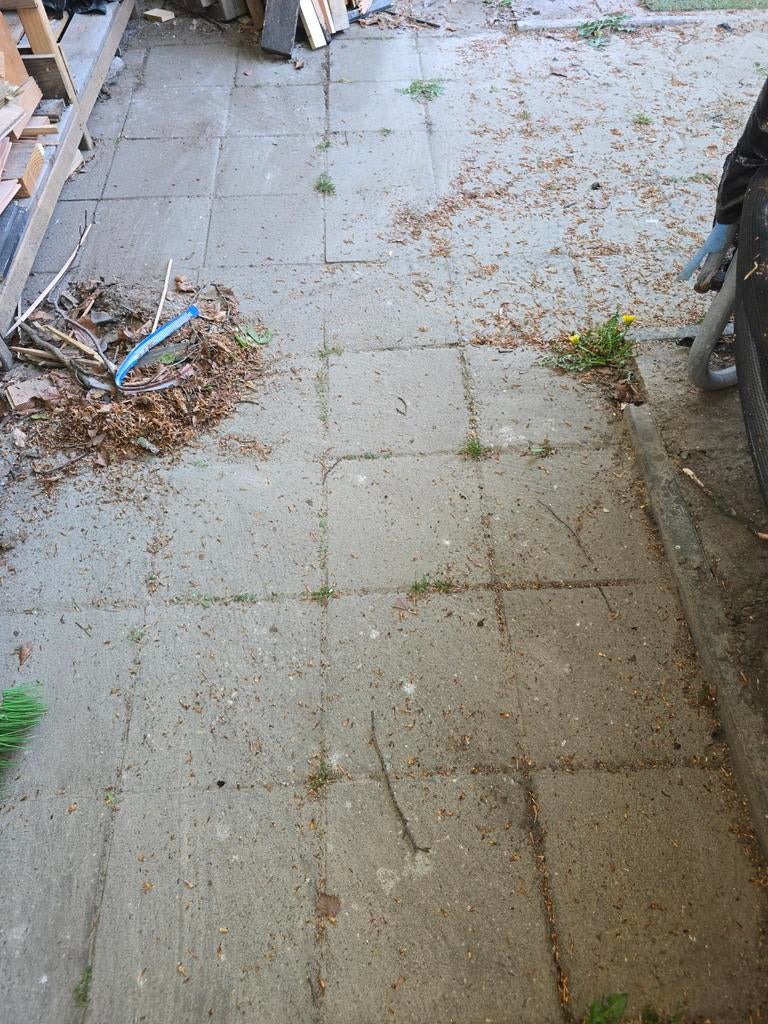 30x30 tegels, gebruikt, Gebruikt, Ophalen of Verzenden, 10 m² of meer, Beton