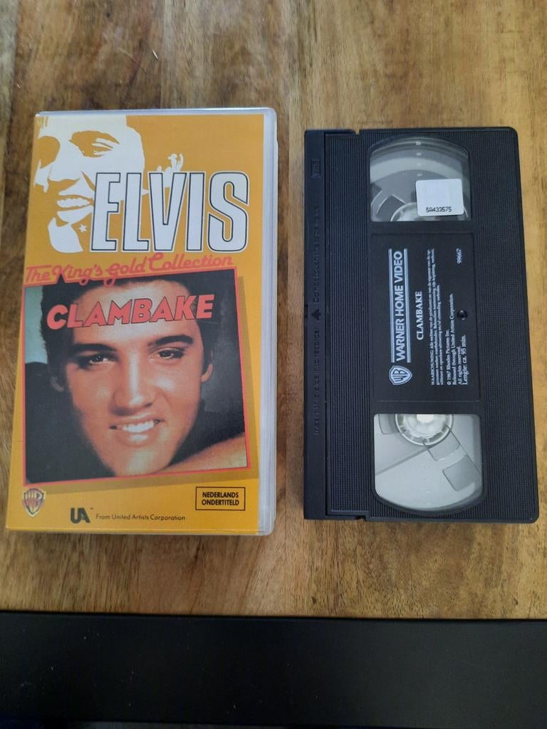 Elvis Presley - Clambake VHS - Origineel Collectors Item, Cd's en Dvd's, VHS | Film, Alle leeftijden, Ophalen of Verzenden, Gebruikt