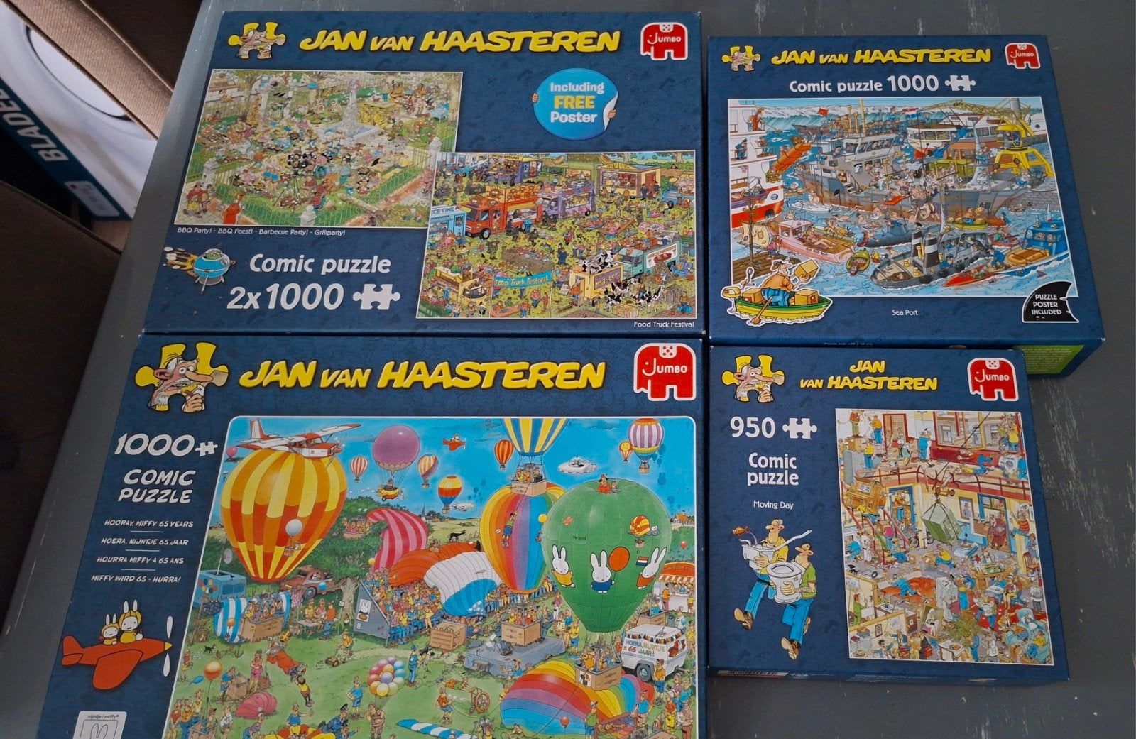 jan van haasteren puzzels, Ophalen, 500 t/m 1500 stukjes, Zo goed als nieuw