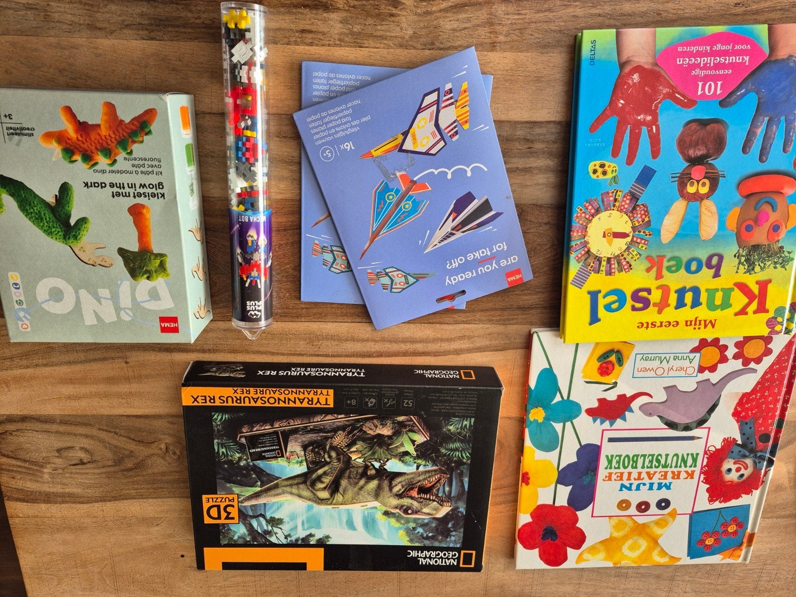 Knutselpakket jongens - Hema, National Geographic, Plus-Plus, Ophalen of Verzenden, Zo goed als nieuw, Educatief, Overige merken