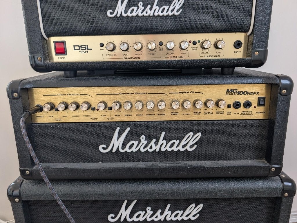 Marshall MG 100HDFX / Marshall DSL 15H, Ophalen, Gebruikt, Minder dan 50 watt