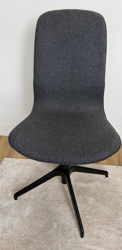 IKEA Långjfäll stoel grijs in goede staat, Huis en Inrichting, Stoelen, Ophalen, Zo goed als nieuw, Eén, Stof