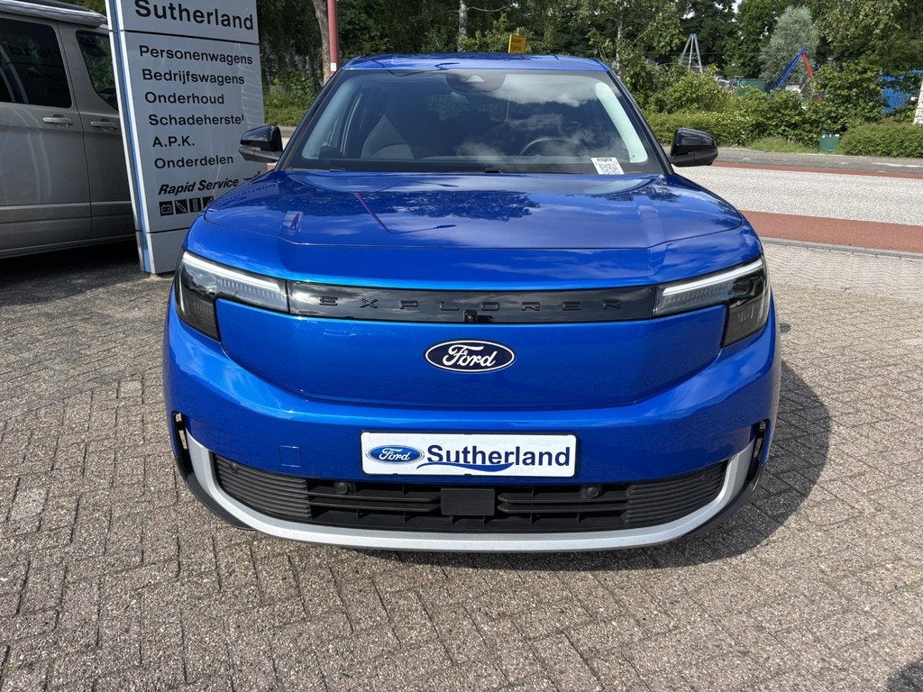 Ford Explorer Extended Range RWD 77 kWh | 360 graden camera, Auto's, Ford, Automaat, Achterwielaandrijving, Gebruikt, Blauw