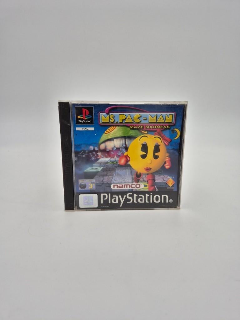 Ms. Pac-Man Maze Madness Playstation 1 €29.95, Spelcomputers en Games, Ms. Pac-Man Maze Madness Playstation 1 €29.95, Verzenden