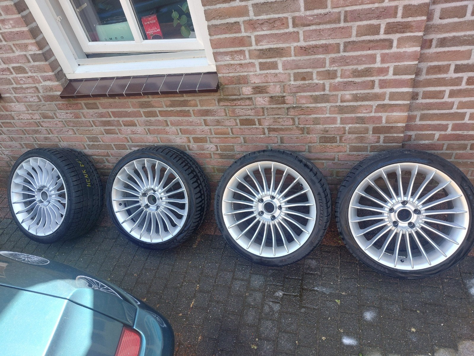 Alpinalook breedset 19 inch, E60 E61, Auto-onderdelen, Banden en Velgen, Gebruikt, 275 mm, Banden en Velgen, Personenwagen