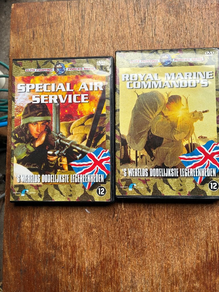 S.A.S. & Royal Marine Commando's DVD ; Docu DVD, Vanaf 12 jaar, Ophalen of Verzenden, Zo goed als nieuw, Oorlog of Misdaad