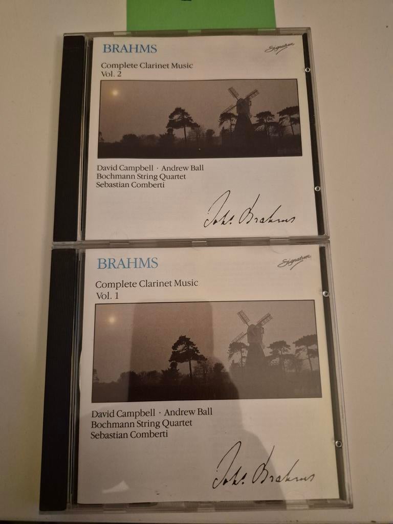 Brahms Complete Clarinet Music Vol. 1 & 2 CD's, Ophalen of Verzenden