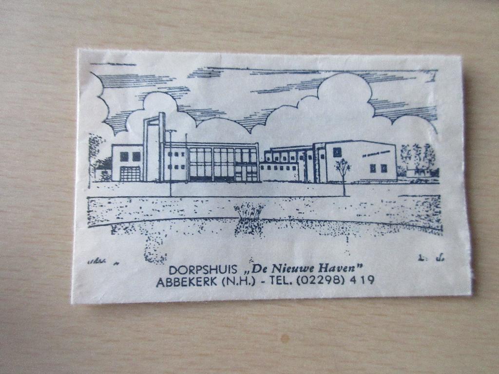 Abbekerk, dorpshuis De Nieuwe Haven, Verzenden, Nederland