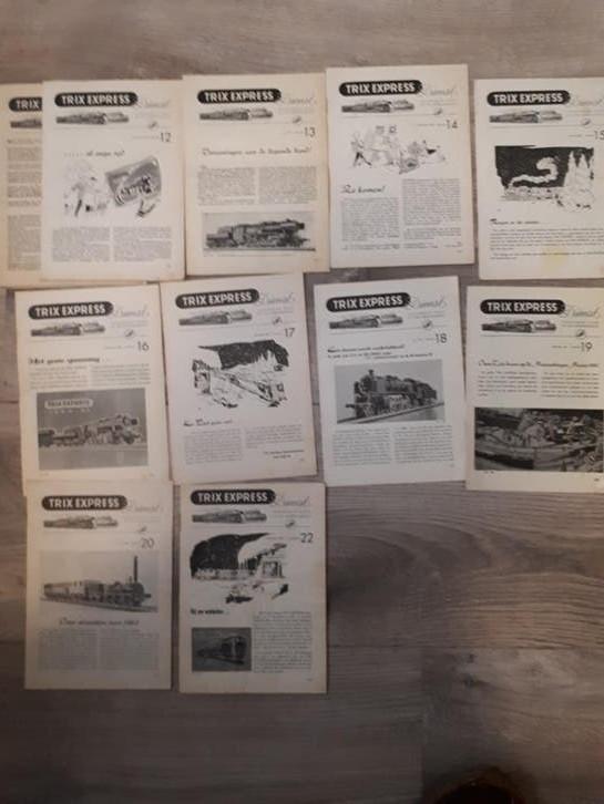 Oude Trein boekjes Trix Express, Hobby en Vrije tijd, Modeltreinen | H0, Ophalen of Verzenden, Gebruikt, Gelijkstroom, Boek, Tijdschrift of Catalogus
