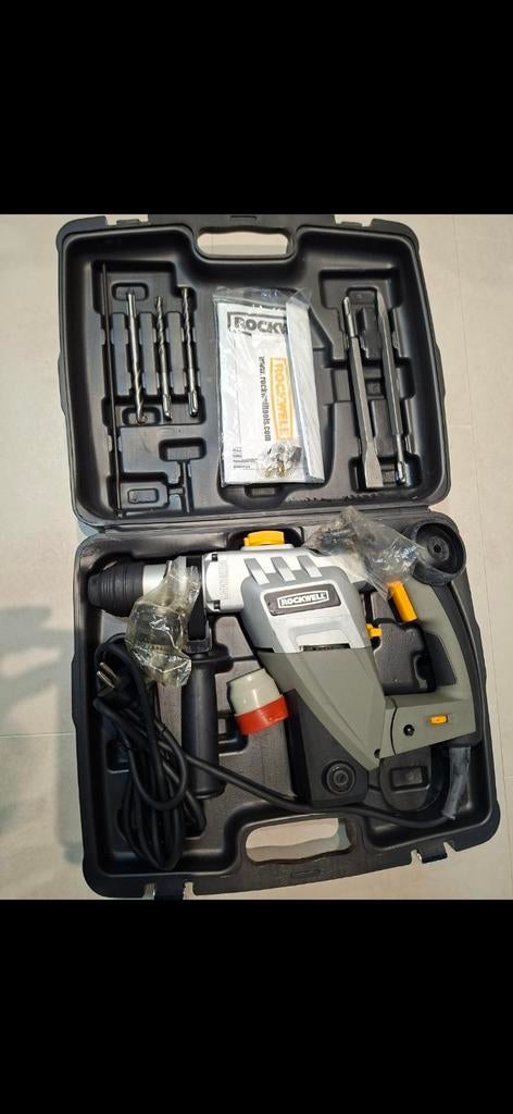 Rockwell Boorhamer RD3147K - 1300W, Nieuw in doos, Doe-het-zelf en Verbouw, Gereedschap | Boormachines, 600 watt of meer, Boor- en/of Breekhamer