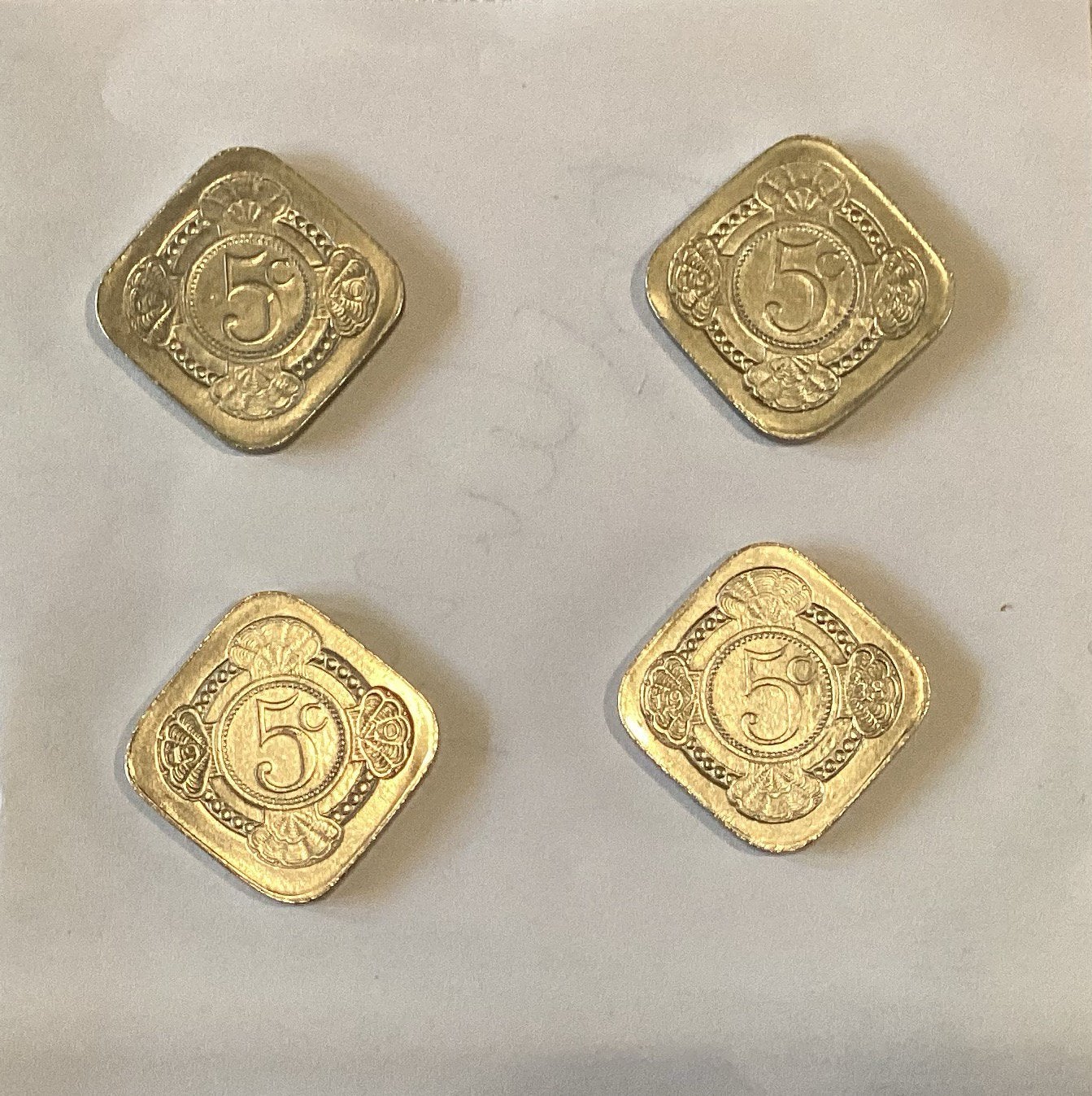 Herdenkingsmunten Koningin Juliana en Beatrix 1980, Ophalen of Verzenden, Koningin Juliana, 5 cent, Losse munt