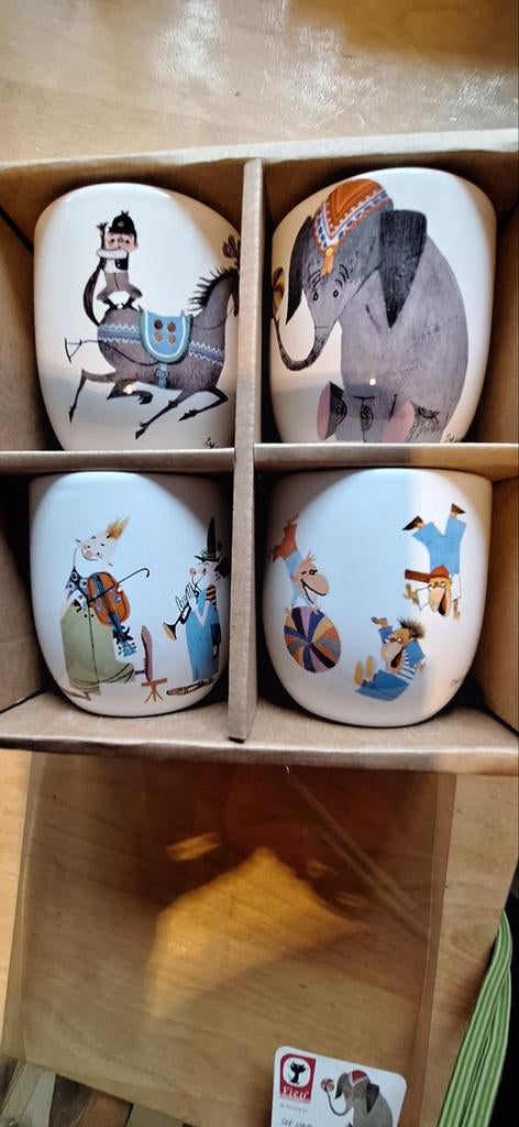 4 drinkbekers Fiep Westendorp, Antiek en Kunst, Ophalen of Verzenden