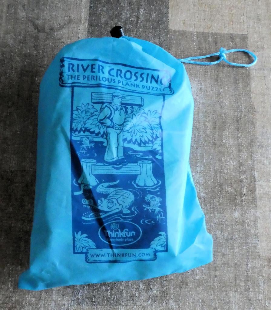 ThinkFun River Crossing soort Smartgames vanaf 8 jaar., Ophalen of Verzenden, Minder dan 500 stukjes, Zo goed als nieuw