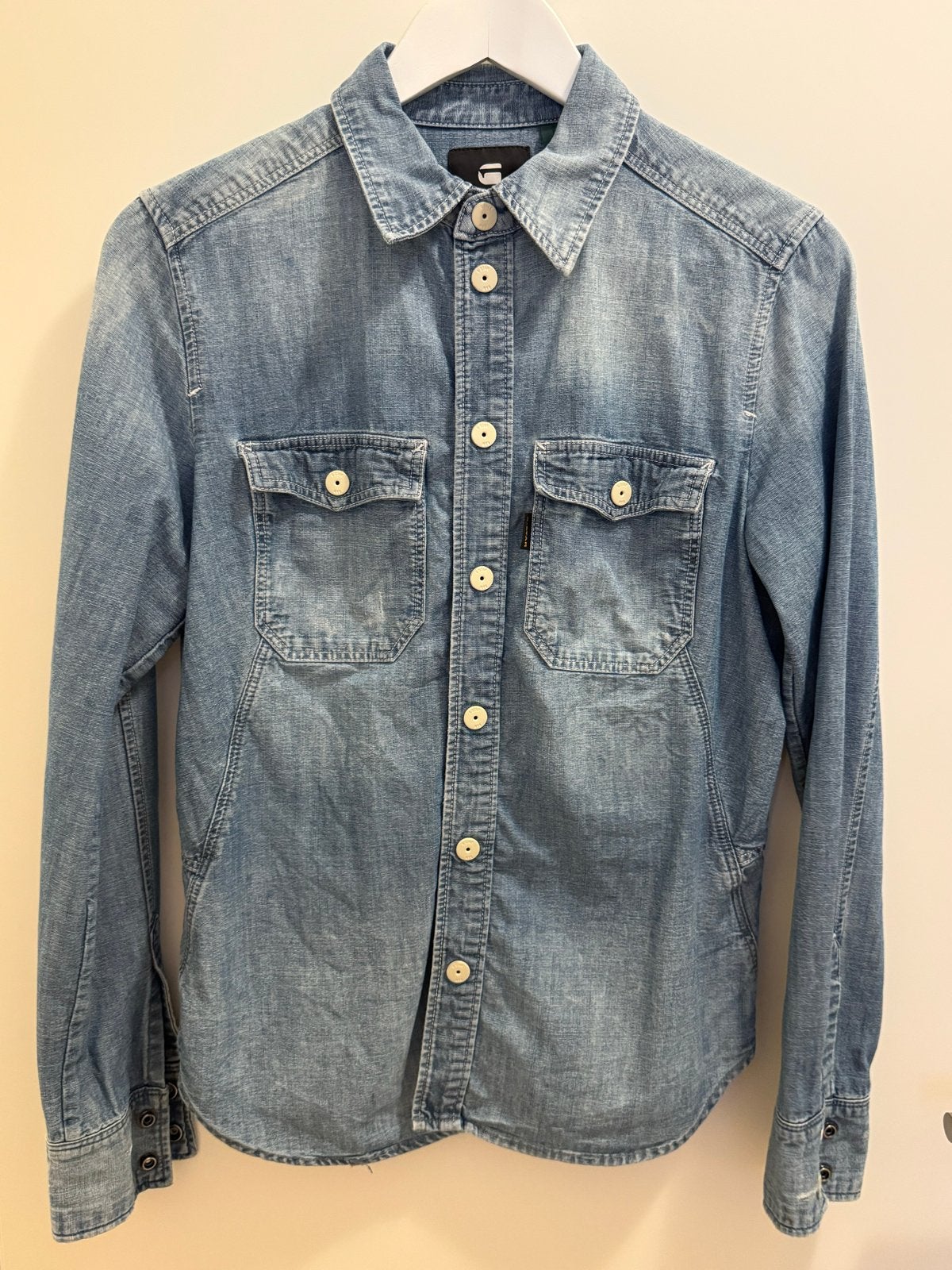 G-Star RAW spijkerblouse - Maat M, Ophalen of Verzenden, Zo goed als nieuw, Maat 38/40 (M), Blauw