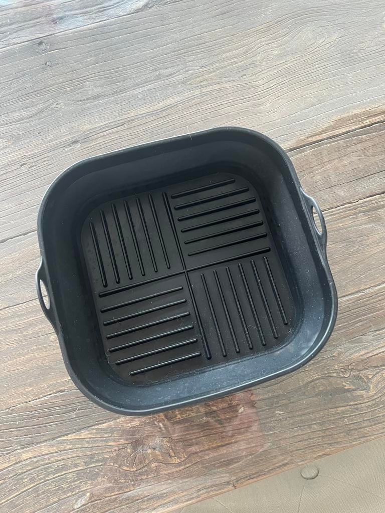 Siliconen (inleg)mand XL & XXL, 21 cm (voor airfryer), Witgoed en Apparatuur, Airfryers, Zo goed als nieuw, Ophalen of Verzenden