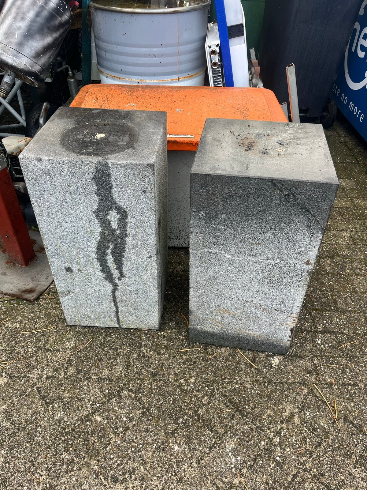 Massieve natuursteen blokken - Ideaal voor tuin of decoratie, Tuin en Terras, Ophalen, Gebruikt, Graniet, Kei
