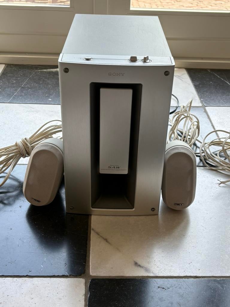 Sony speakers en subwoofer, Audio, Tv en Foto, Stereo-sets, Ophalen, Gebruikt, Losse componenten, Sony