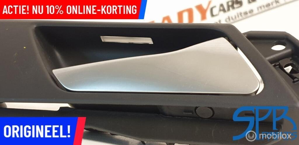 JETTA 5C VERLICHT PORTIERGREEP Deurgreep BINNEN links rechts, Volkswagen, Nieuw, Ophalen of Verzenden, Volkswagen