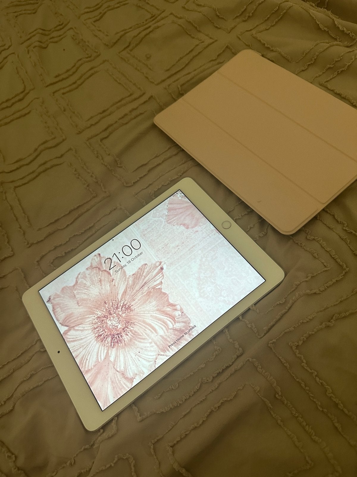 Apple iPad Air 2 16GB Wi-Fi Zilver met Roze Hoes, 10 inch, Verzenden, Apple iPad Air, Zo goed als nieuw
