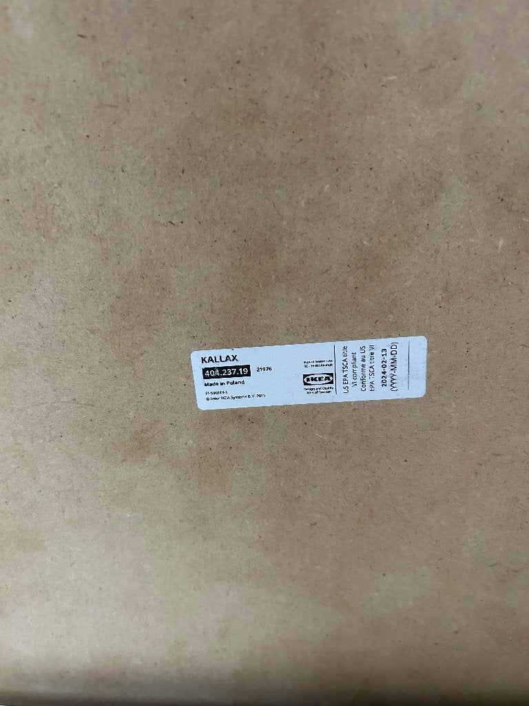 IKEA KALLAX Inzet met 4 Planken Wit – 404.237.19, 25 tot 50 mm, Ophalen of Verzenden, Zo goed als nieuw, Plank