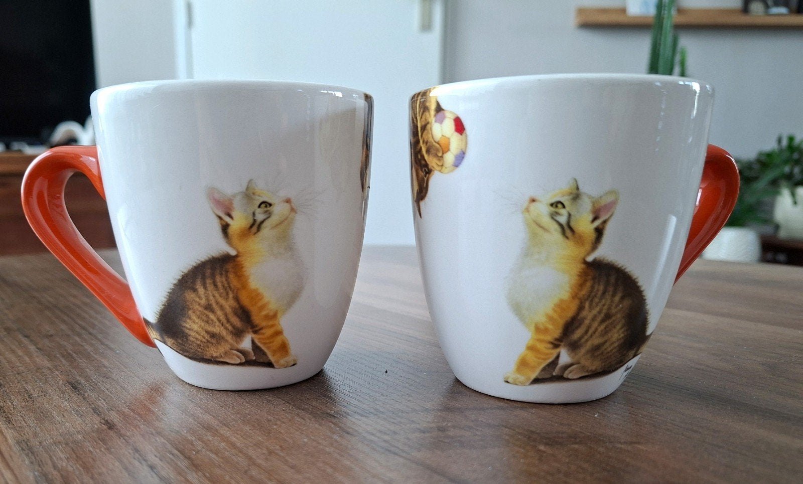 Francien's katten mokken, Ophalen of Verzenden, Steen/keramiek, Wit, Overige merken