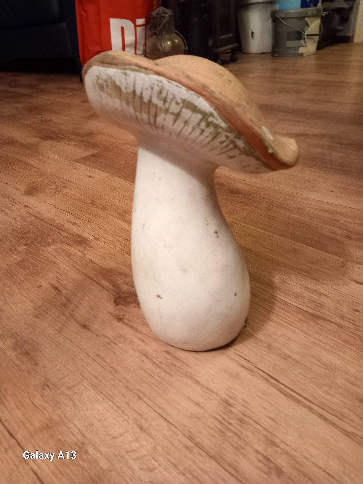 Holle keramieke vintage paddenstoel 28cm hoog, Ophalen of Verzenden